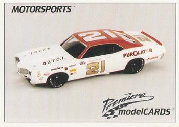 1991 Motorsports Modelcards - Premiere #6 Donnie Allison/David Pearson Front