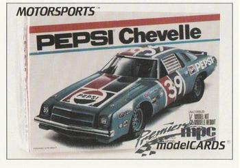 1991 Motorsports Modelcards - Premiere #14 Pepsi Chevelle Front