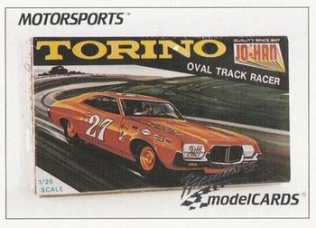 1991 Motorsports Modelcards - Premiere #28 Torino Oval Track Racer Front