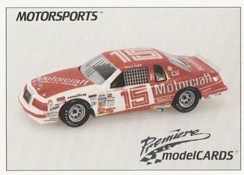 1991 Motorsports Modelcards - Premiere #44 Ricky Rudd Front