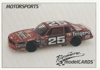 1991 Motorsports Modelcards - Premiere #45 Tim Richmond Front