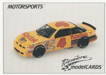 1991 Motorsports Modelcards - Premiere #86 Ernie Irvan Front