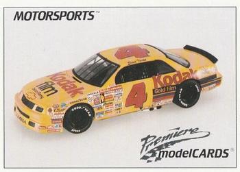 1991 Motorsports Modelcards - Premiere #89 Ernie Irvan Front