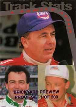 1995 Hi-Tech 1994 Brickyard 400 - Preview Proof #41 A Family Affair Front
