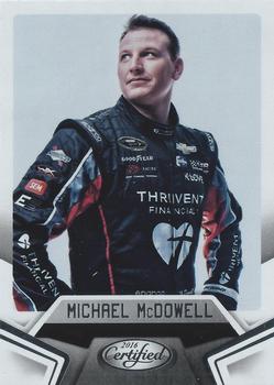 2016 Panini Certified #28 Michael McDowell Front