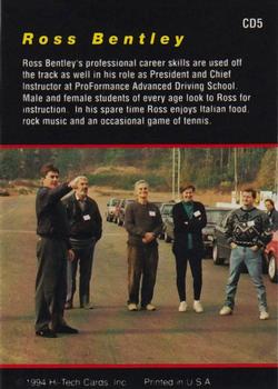 1994 Hi-Tech Indianapolis 500 - Championship Drivers Group #CD5 Ross Bentley Back
