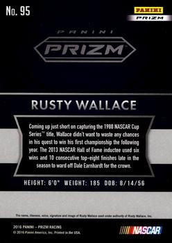 2016 Panini Prizm - Prizm #95 Rusty Wallace Back
