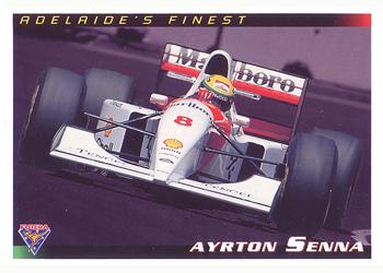 1994 Futera Adelaide F1 Grand Prix #2 Ayrton Senna Front