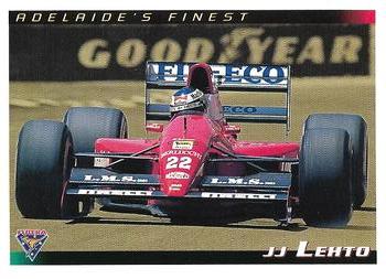 1994 Futera Adelaide F1 Grand Prix #18 J.J. Lehto Front