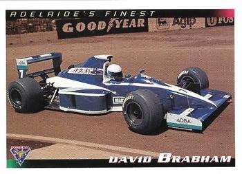 1994 Futera Adelaide F1 Grand Prix #38 David Brabham Front