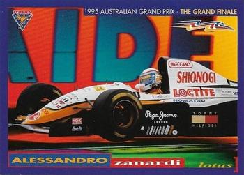 1995 Futera Australian Formula One Grand Prix #33 Alessandro Zanardi Front