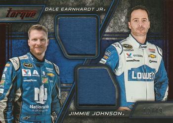 2016 Panini Torque - Pairings Materials Red #PM-EJ Dale Earnhardt Jr. / Jimmie Johnson Front