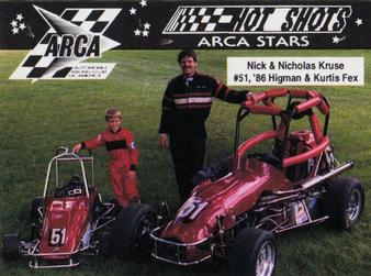1991 Hot Shots ARCA #1412 Nick Kruse / Nicholas Kruse Front