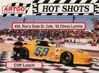 1992 Hot Shots ARTGO #1440 Cliff Leach Front
