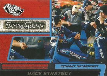 2004 Press Pass Trackside - Beckett Samples #108 Race Strategy Front