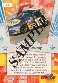 2004 Wheels American Thunder - Beckett Samples #27 Michael Waltrip Back