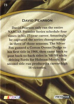 2010 Press Pass Legends - eBay Previews #73 David Pearson Back