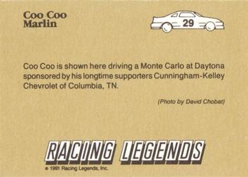 1991 Racing Legends Coo Coo Marlin #29 Coo Coo Marlin Back