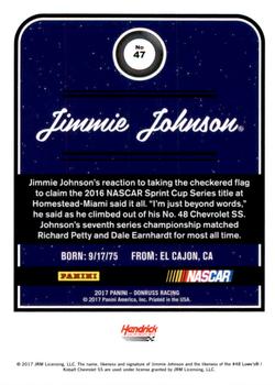2017 Donruss #47 Jimmie Johnson Back