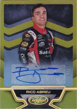 2016 Panini Certified - Certified Potential Signatures Mirror Gold #CP-RA Rico Abreu Front