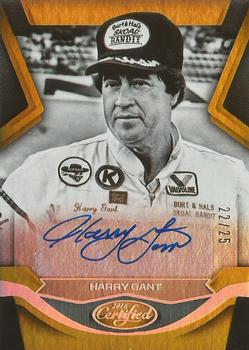 2016 Panini Certified - Certified Signatures Mirror Gold #HG Harry Gant Front