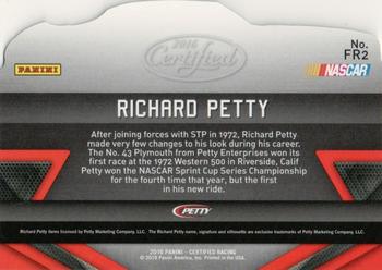 2016 Panini Certified - Famed Rides #FR2 Richard Petty Back