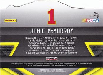 2016 Panini Certified - Famed Rides #FR15 Jamie McMurray Back