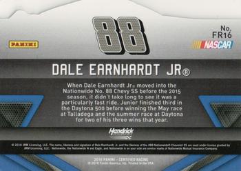 2016 Panini Certified - Famed Rides #FR16 Dale Earnhardt Jr. Back