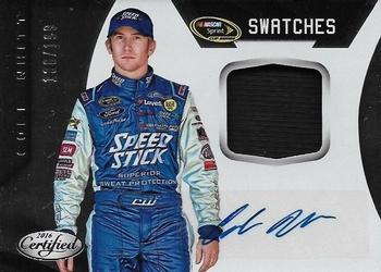 2016 Panini Certified - Sprint Cup Signature Swatches #SS-CW Cole Whitt Front
