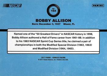 2017 Donruss - Blue Foil #164 Bobby Allison Back