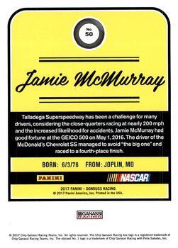 2017 Donruss - Gold Press Proof #50 Jamie McMurray Back