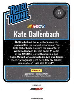 2017 Donruss - Press Proof #33 Kate Dallenbach Back