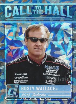 2017 Donruss - Call to the Hall Cracked Ice #CALL-9 Rusty Wallace Front