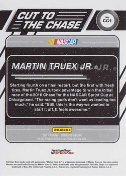 2017 Donruss - Cut to the Chase Cracked Ice #CC1 Martin Truex Jr. Back