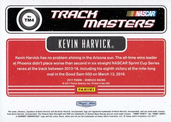 2017 Donruss - Track Masters #TM4 Kevin Harvick Back