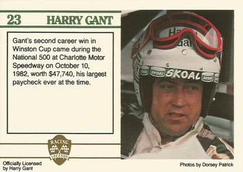 1991 Racing Legends Harry Gant #23 Harry Gant Back