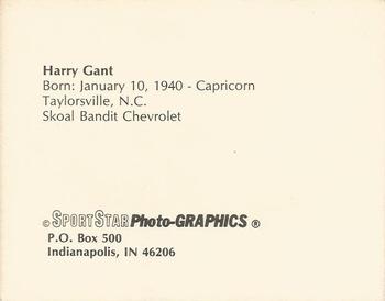 1986 Sportstar Photo-Graphics Racing #NNO Harry Gant Back