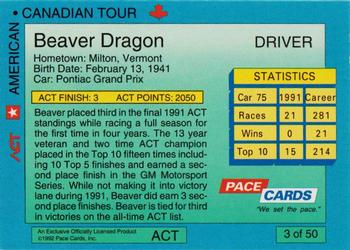 1992 Pace American-Canadian Tour - Sample #3 Beaver Dragon Back
