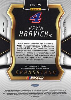 2017 Panini Select - Red White and Blue Pulsar Prizms #79 Kevin Harvick Back