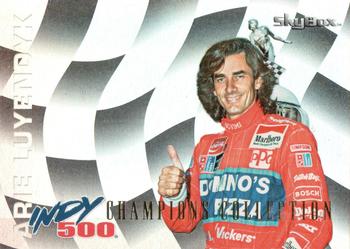 1996 SkyBox Indy 500 - Champions Collection #CH4 Arie Luyendyk Front