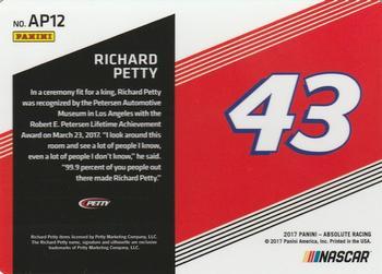 2017 Panini Absolute - Action Packed Spectrum Red #AP12 Richard Petty Back