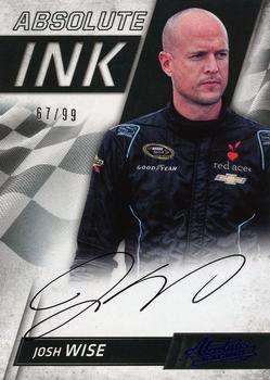 2017 Panini Absolute - Absolute Ink Spectrum Blue #AI-JW Josh Wise Front