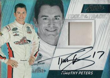 2017 Panini Absolute - Tools of the Trade Signatures Spectrum Silver #TTS-TP Timothy Peters Front