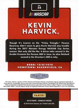 2018 Donruss #34 Kevin Harvick Back