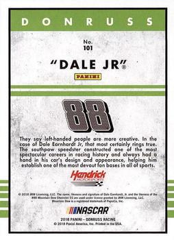 2018 Donruss #101 Dale Earnhardt Jr. Back
