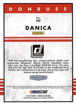 2018 Donruss #142 Danica Patrick Back