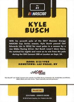 2018 Donruss #41 Kyle Busch Back