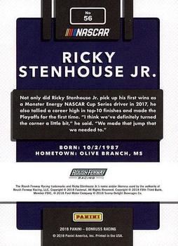 2018 Donruss #56 Ricky Stenhouse Jr. Back