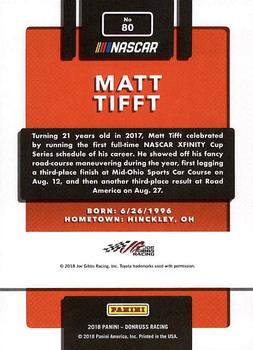 2018 Donruss #80 Matt Tifft Back
