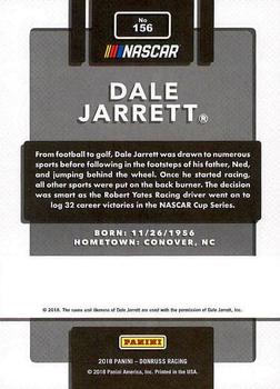 2018 Donruss #156 Dale Jarrett Back